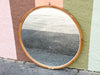 Large Round Rattan Mirror