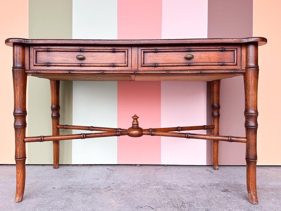 Handsome Faux Bamboo Desk