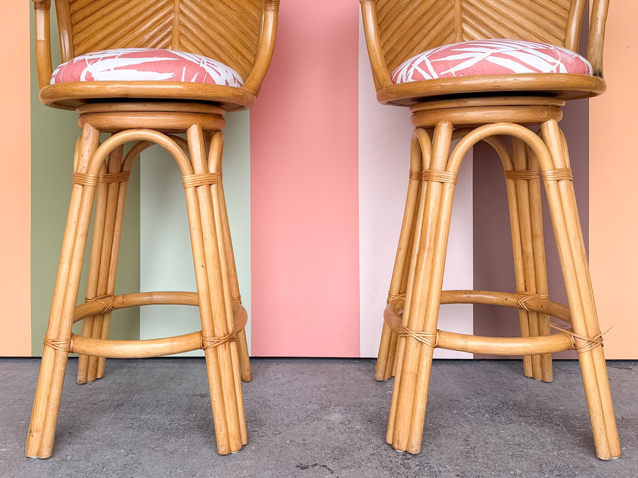 Island Chic Bamboo Bar and Stools