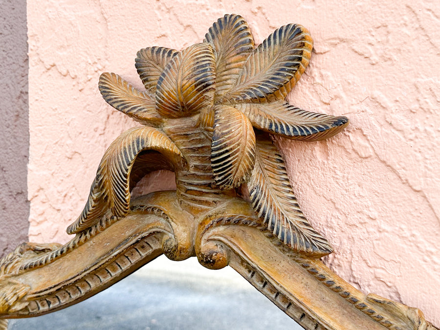 Whimsical Palm and Monkey Mirror