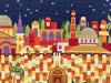 Moroccan Night Sky Needlepoint Framed Art