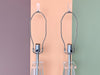 Pair of MCM Lucite Lamps