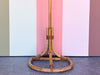 Old Florida Rattan Floor Lamp