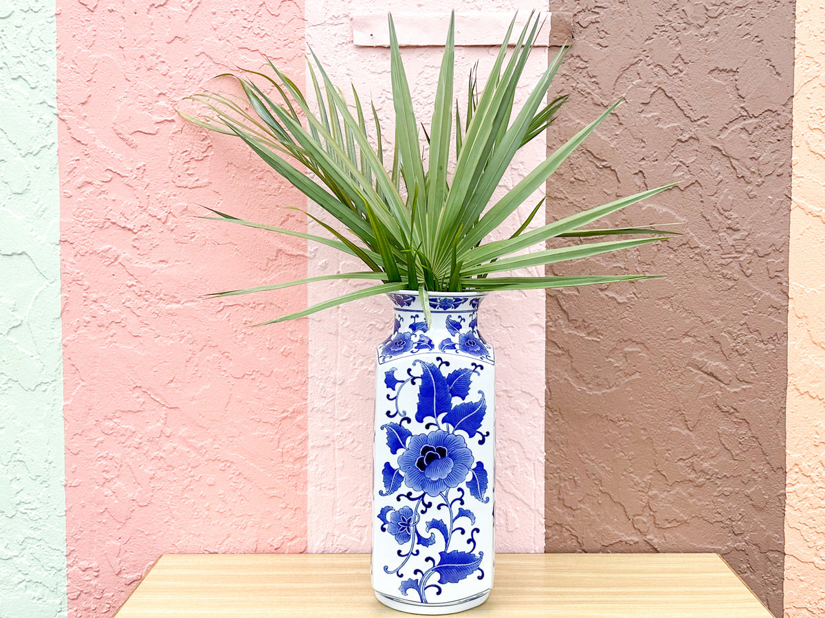 Blue and White Bombay Vase