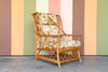 Rattan Wingback Chair