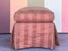 Pretty Bronze Upholstered Ottoman