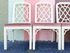 Set of Six Widdicomb Fretwork Dining Chairs