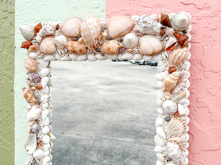 Coastal Chic Shell Mirror