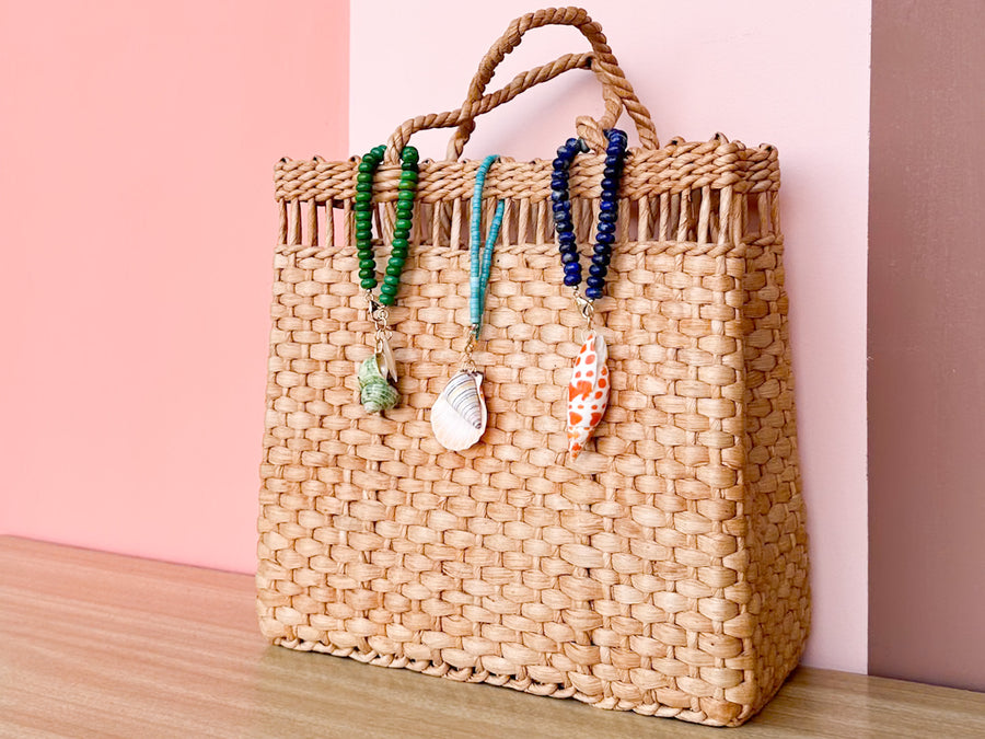 Palm Beach Regency Shell Bag Baubles - Turquoise