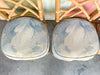 Set of Four Ficks Reed Rattan Chippendale Chairs
