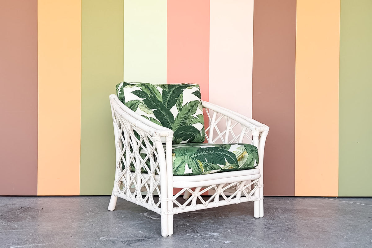 Ficks Reed Rattan Lounge Chair