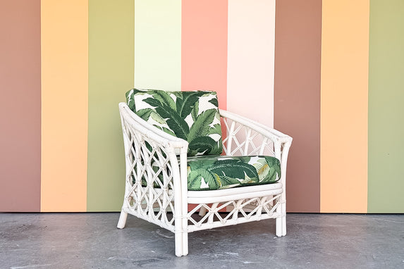 Ficks Reed Rattan Lounge Chair