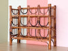 Tortoiseshell Rattan Wine Rack