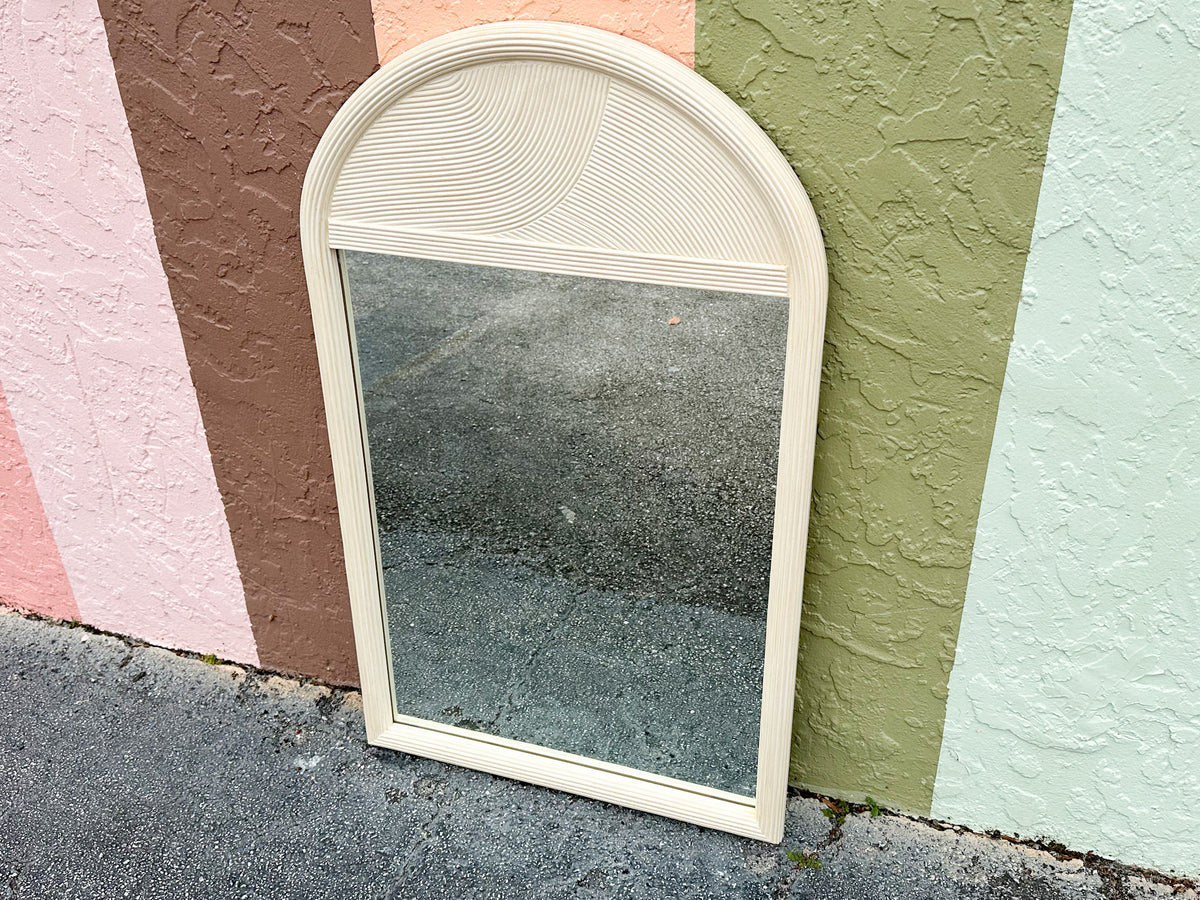 Coastal Cool Pencil Reed Mirror