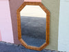 Faux Bamboo Octagon Mirror