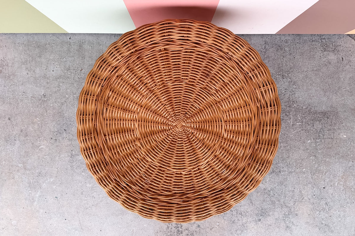 Cute Wicker Side Table
