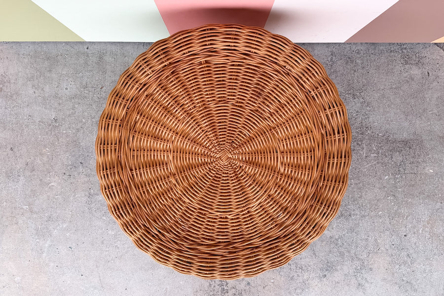 Cute Wicker Side Table