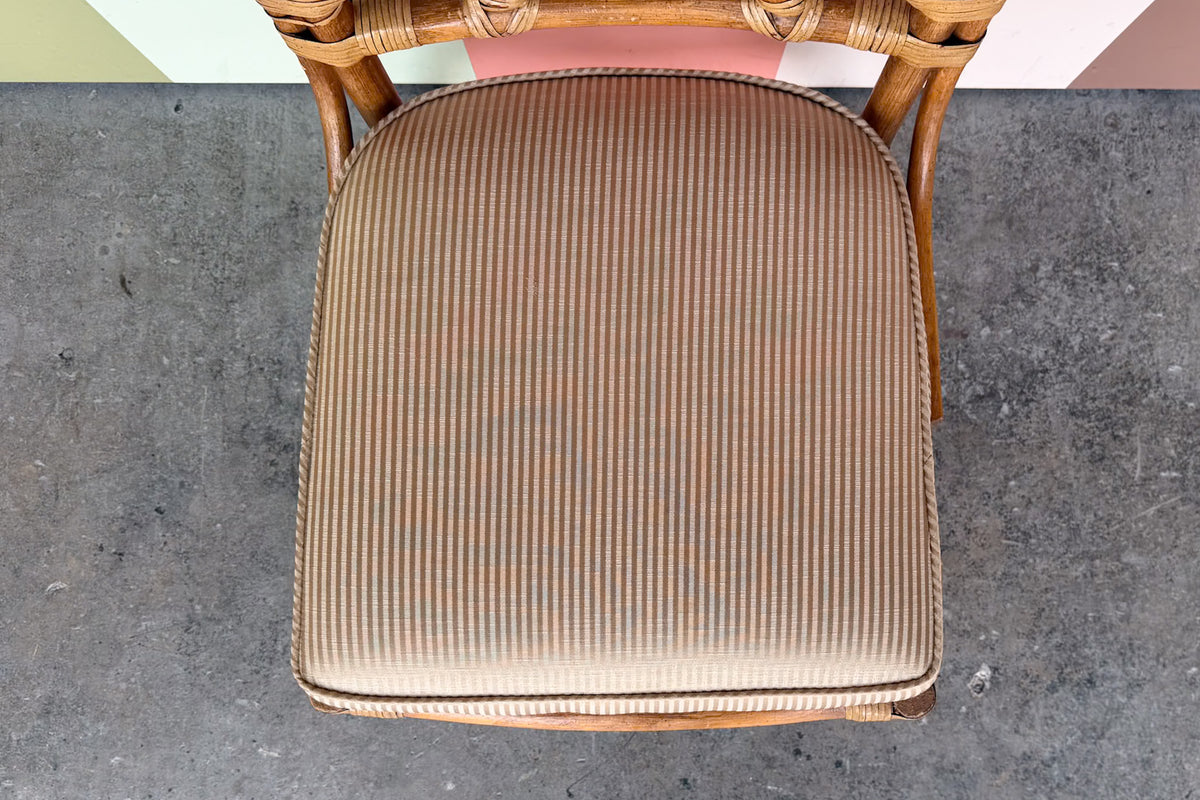 Chippendale Rattan Desk Chair