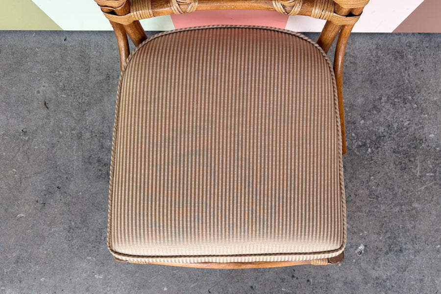 Chippendale Rattan Desk Chair