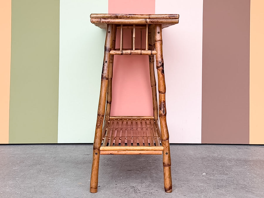 Tortoiseshell Bamboo Console