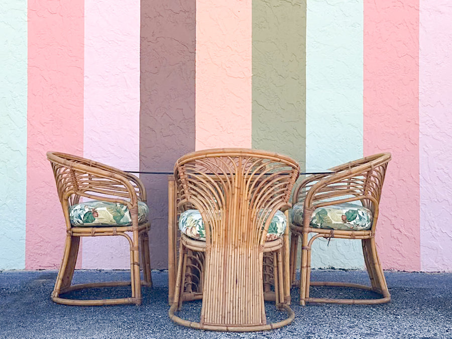 Old Florida Rattan Dining Set