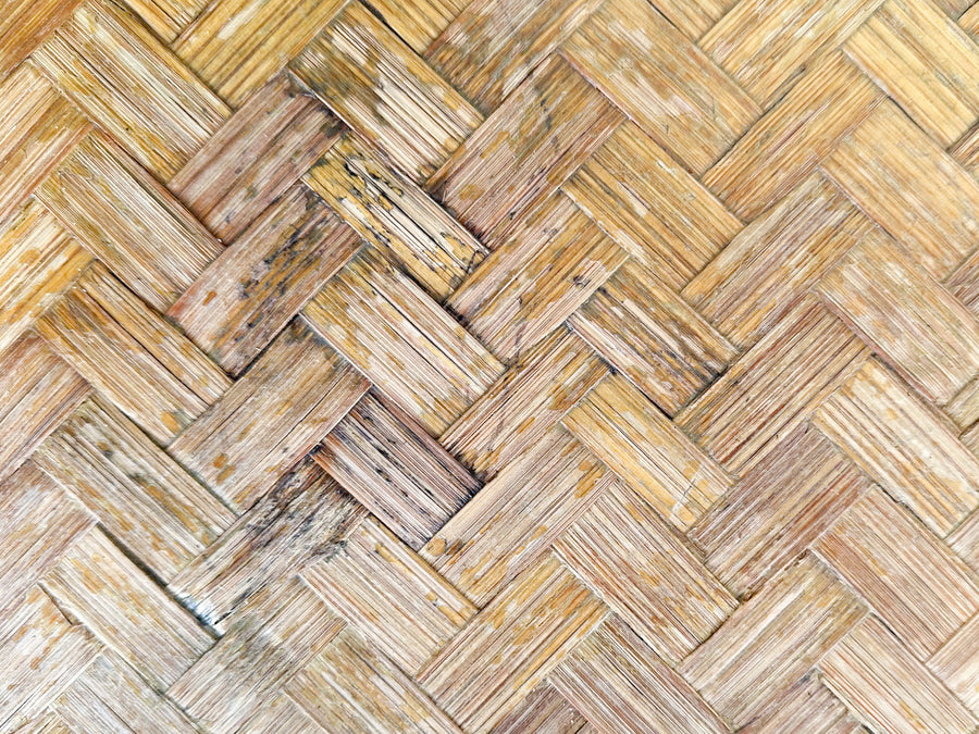 Old Florida Rattan Console