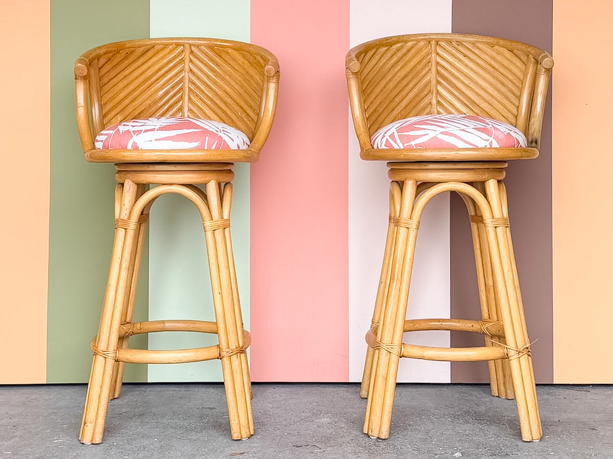 Island Chic Bamboo Bar and Stools