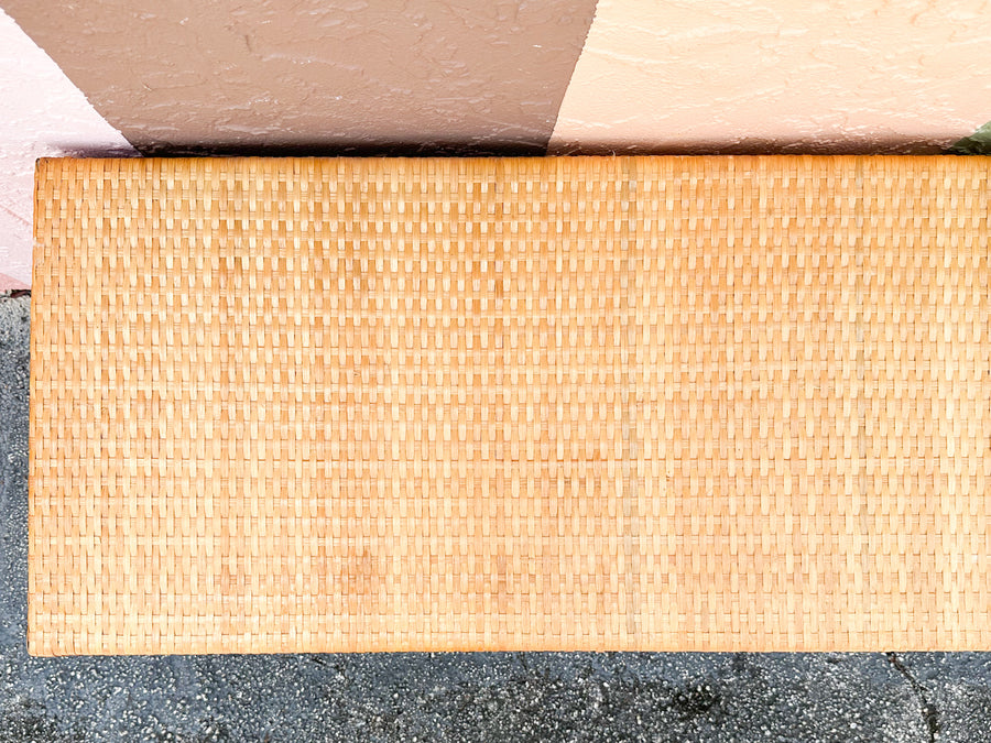 Coastal Chic Rattan Wrapped Dresser