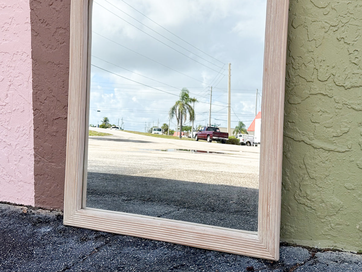 Coastal Chic Pencil Reed Arch Mirror