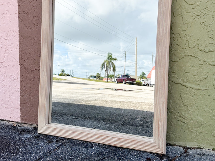 Coastal Chic Pencil Reed Arch Mirror