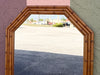 Faux Bamboo Octagon Mirror