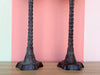 Pair of Palm Tree Candle Holders