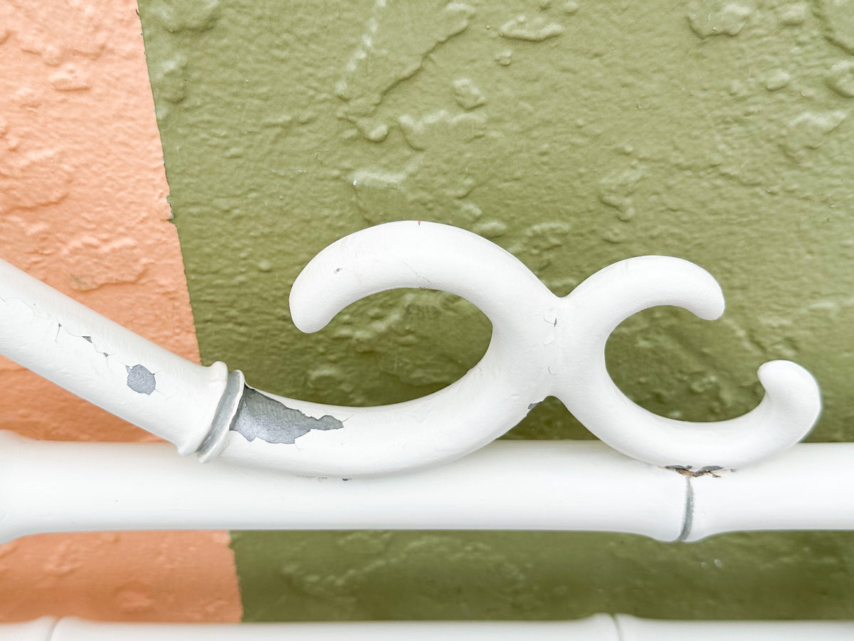 Faux Bamboo Curly Queen Headboard