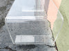 Lucite Scroll Coffee Table