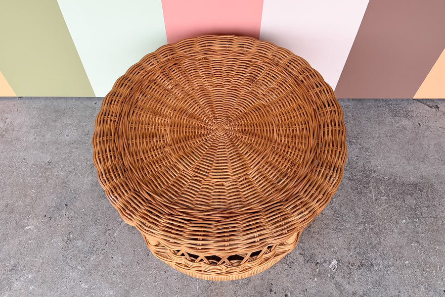 Cute Wicker Side Table