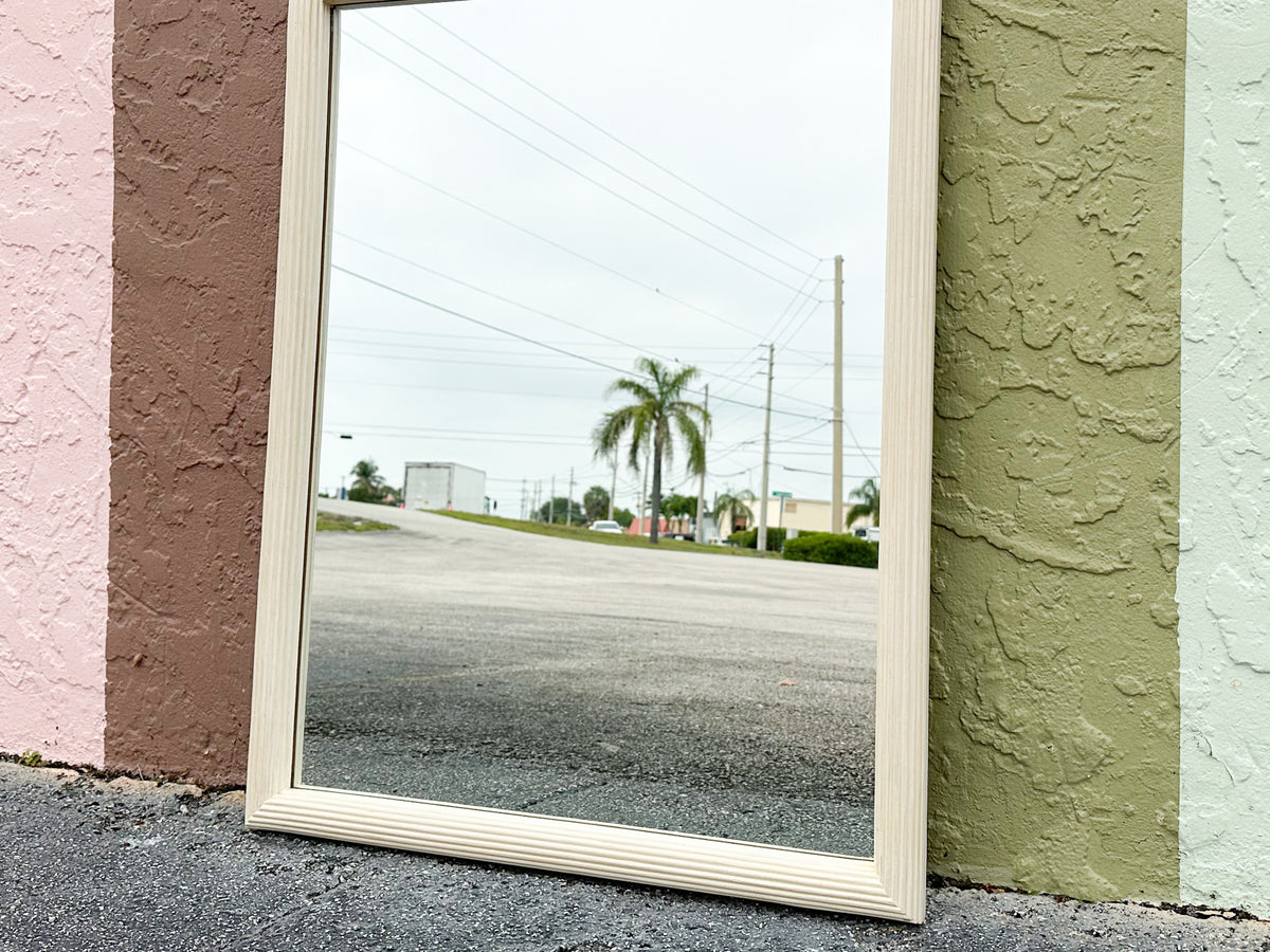 Coastal Cool Pencil Reed Mirror