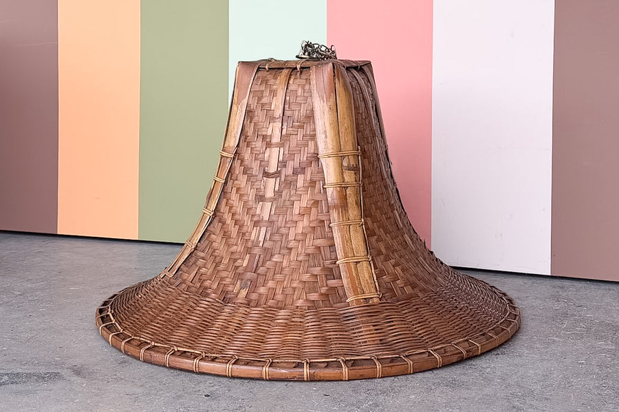 Large Island Chic Rattan Pendant
