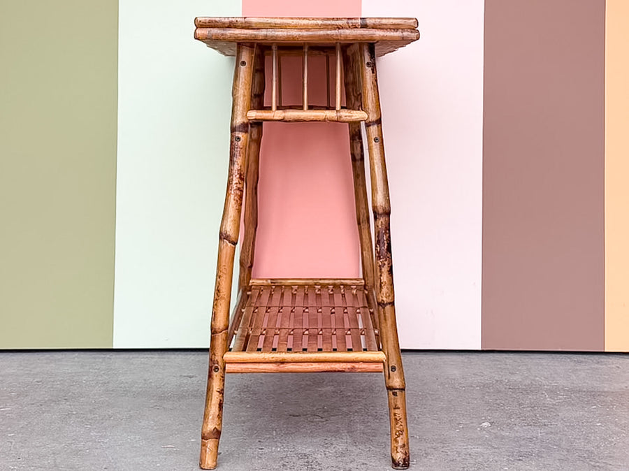 Tortoiseshell Bamboo Console