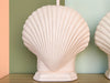Pair of Clam Shell Lamps