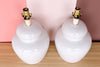 Pair of Simple Chic Ceramic Lamps