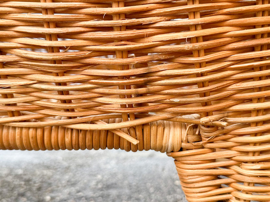 Oversized Wicker Coffee Table