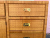 Coastal Chic Rattan Wrapped Dresser