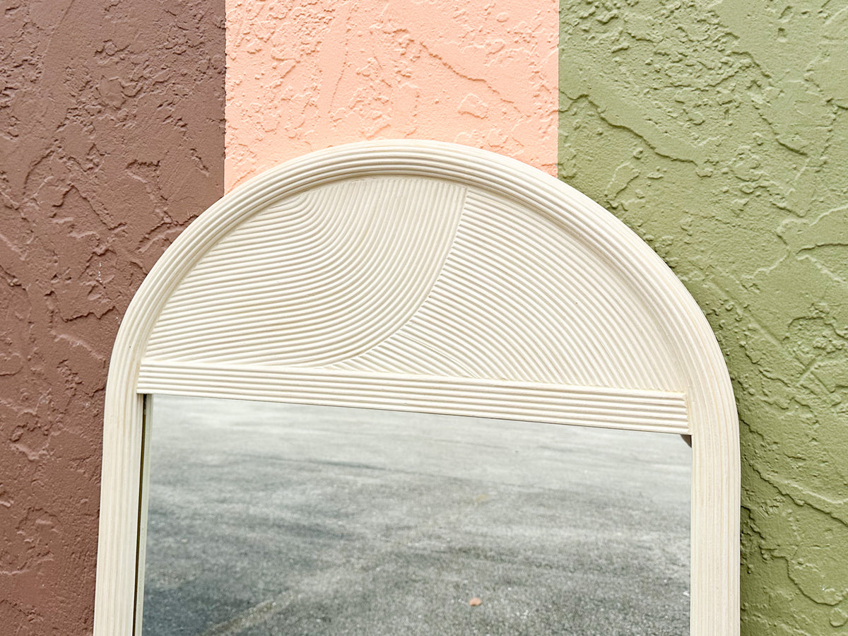 Coastal Cool Pencil Reed Mirror