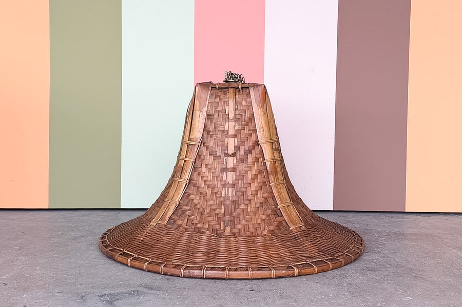 Large Island Chic Rattan Pendant