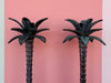 Pair of Palm Tree Candle Holders