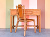 Coastal Rattan Desk and Chair