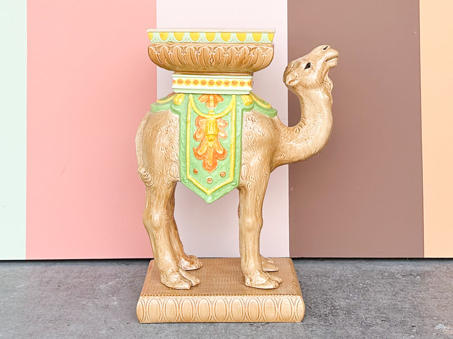 Kips Bay Show House Camel Garden Seat