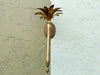 Pair of Brass Palm Tree Candle Holders