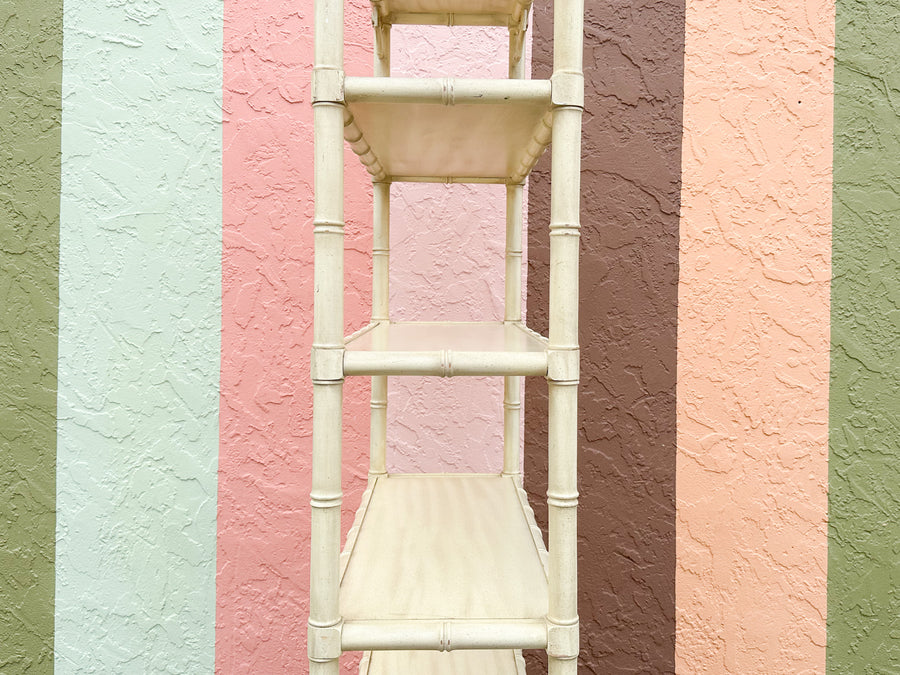 Thomasville Faux Bamboo Etagere