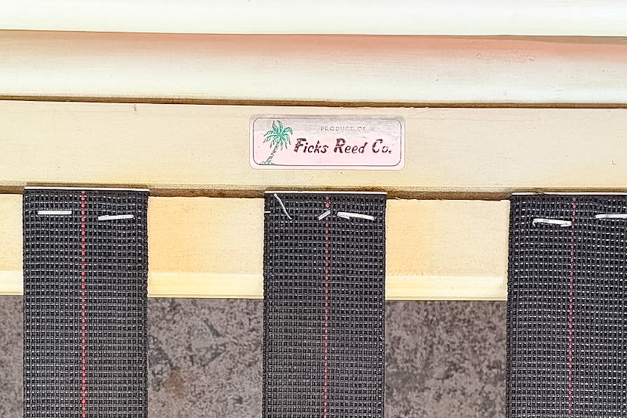 Ficks Reed Rattan Lattice Sofa